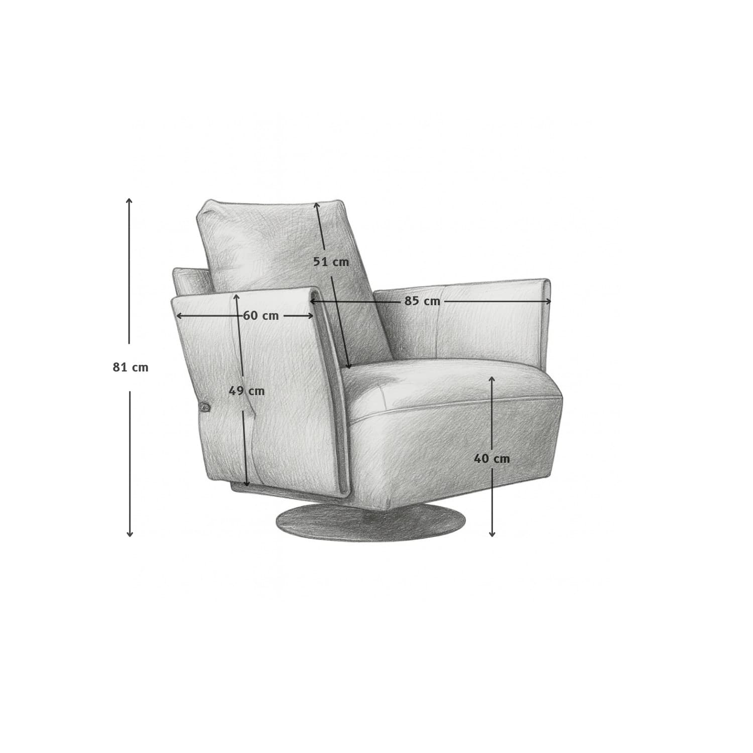 Sequoia Faux Leather Armchair