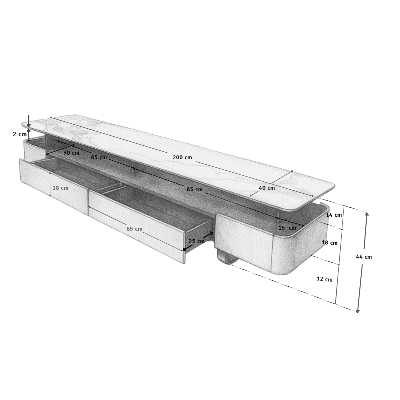 Ridente TV Cabinet