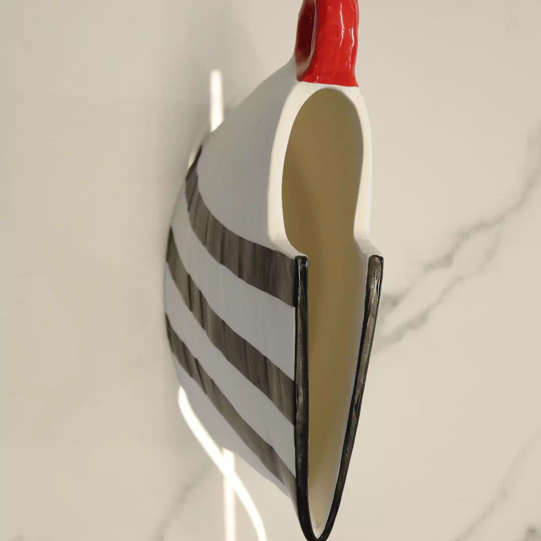 Scarlet Loop Vase