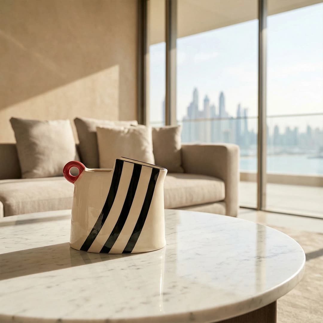 Scarlet Loop Vase